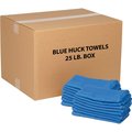Global Industrial 25 Lb. Box 100% Cotton Huck Towels, Blue 670231